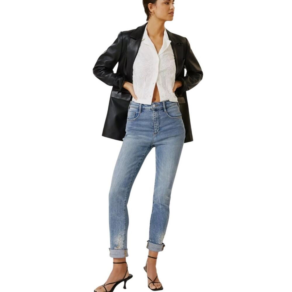 Anthropologie Light Blue Straight Leg Jeans